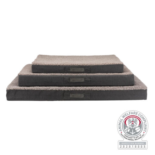Vital Kissen Bendson, dunkelgrau/hellgrau 80 × 60 cm