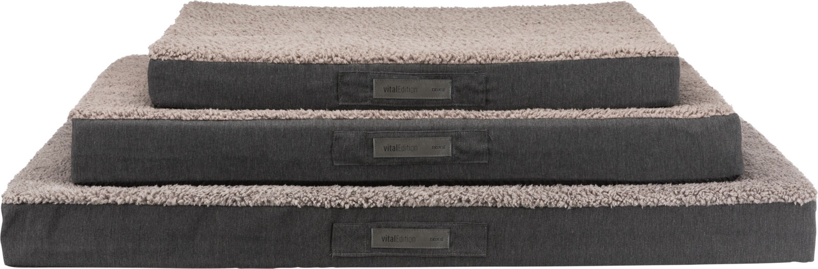Vital coussin Bendson, 120 × 72 cm, gris foncé/gris clair Vital coussin Bendson, 120 × 72 cm, gris foncé/gris clair