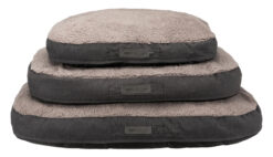 Alternative view of Vital coussin Bendson, 100 × 70 cm, gris foncé/gris clair