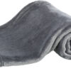 Couverture Kimmy, peluche, 100×75cm, gris
