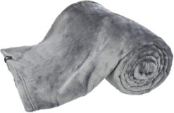 Couverture Kimmy, peluche, 200×150cm, gris