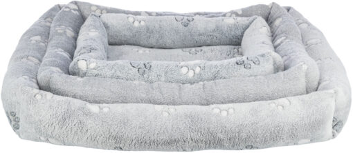 Lit Nando, 75×65cm, gris clair 75×65cm, hellgrau