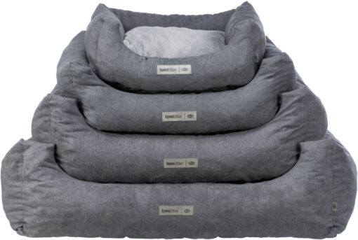 Bett Liano, eckig 60×50cm, grau