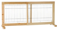 Alternative view of Barrière pour chiens, 63-108×50×31cm,bouleau