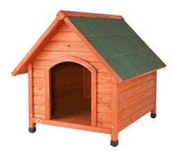 Alternative view of natura Hundehütte mit Satteldach, M-L