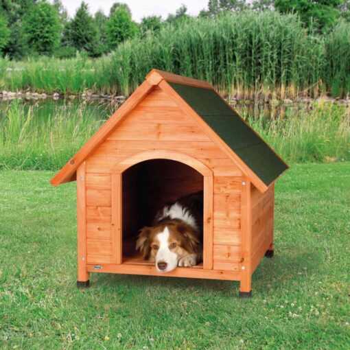 natura Hundehütte mit Satteldach, M-L 83x87x101cm