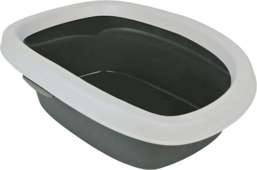 Katzentoilette Carlo Gr. 1: 31×14×43cm, grau/hellgrau
