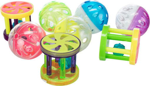 Ball/Rolle, Kunststoff, ø4,5cm, sortiert nur per VE 60Stk.