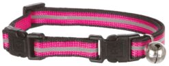Alternative view of Katzenhalsband mit Doppelschnalle, reflektierend