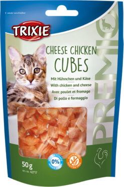 Alternative view of Premio Cheese Chicken Cubes, Huhn mit Käse, 50g