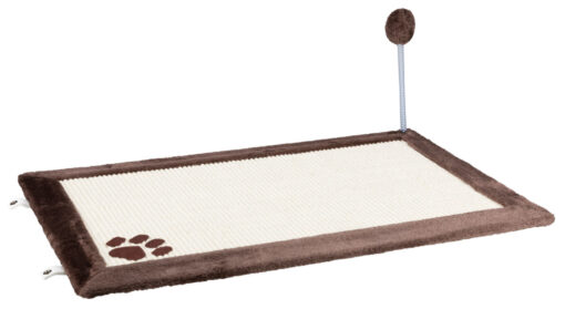 Griffoire en peluche, marron foncé 70×45 cm