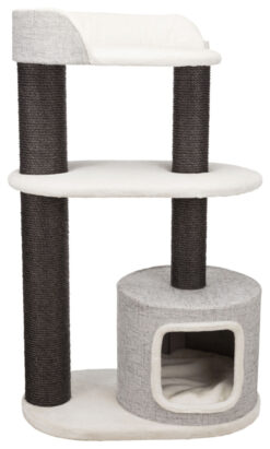Alternative view of Arbre à chat XXL Cara, 128 cm, blanc/gris