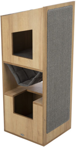 Alternative view of Cat Tower CityStyle, brun/gris