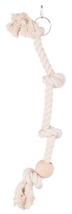 Corde avec boule en bois