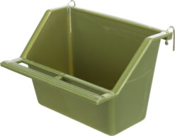 Alternative view of Mangeoire avec support métal, en plastique, 200ml/11×9cm