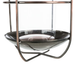 Alternative view of Mangeoire extér. avec grille prot.,en métal, 500 ml, cuivré