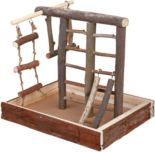 Spielplatz,Naturholz 28x22x25cm