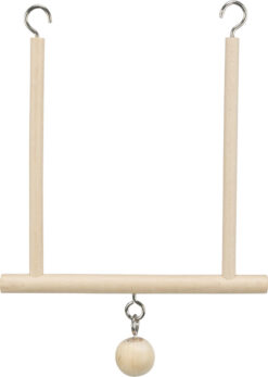 Balance en bois avec clochette