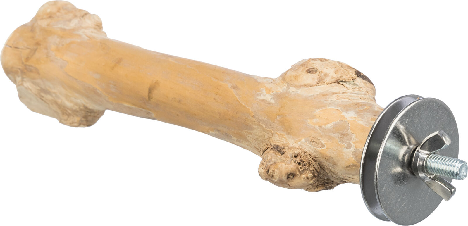 Sitzstange mit Schraubbefestigung, Kaffeeholz, 20 cm/ø 20-3 Sitzstange mit Schraubbefestigung, Kaffeeholz, 20 cm/ø 20-3