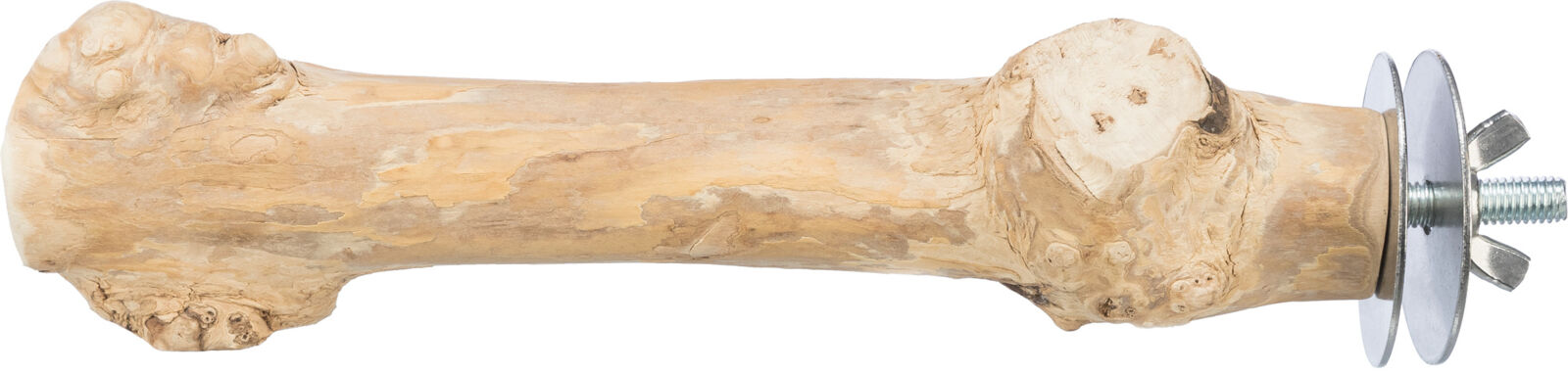 Sitzstange mit Schraubbefestigung, Kaffeeholz, 20 cm/ø 20-3 Sitzstange mit Schraubbefestigung, Kaffeeholz, 20 cm/ø 20-3