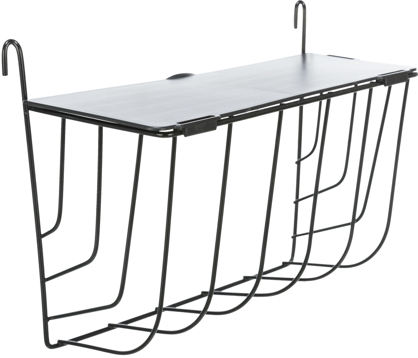 Râtelier à foin à accrocher, couvercle, en métal, 25×18 25×18×12cm, s Râtelier à foin à accrocher, couvercle, en métal, 25×18 25×18×12cm, s