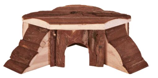 'Thordis' Blockh.f. Hamster, Nat.holz 21×7×19/19cm