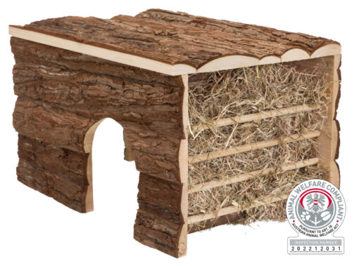 Natural Living Haus Ila, mit Raufe, Kaninchen 40×25×29cm