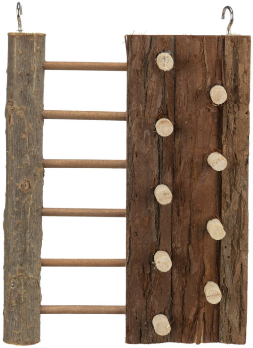 Kletterwand für Kleinnager, Naturholz 20x16cm