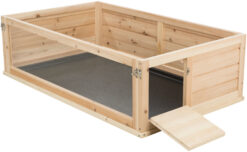 Alternative view of Enclos intérieur, cochon d'Inde, en bois/plastiqe, 114×30?