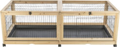 Alternative view of Indoor Gehege, Meerschw./Kaninchen, Holz/Metall