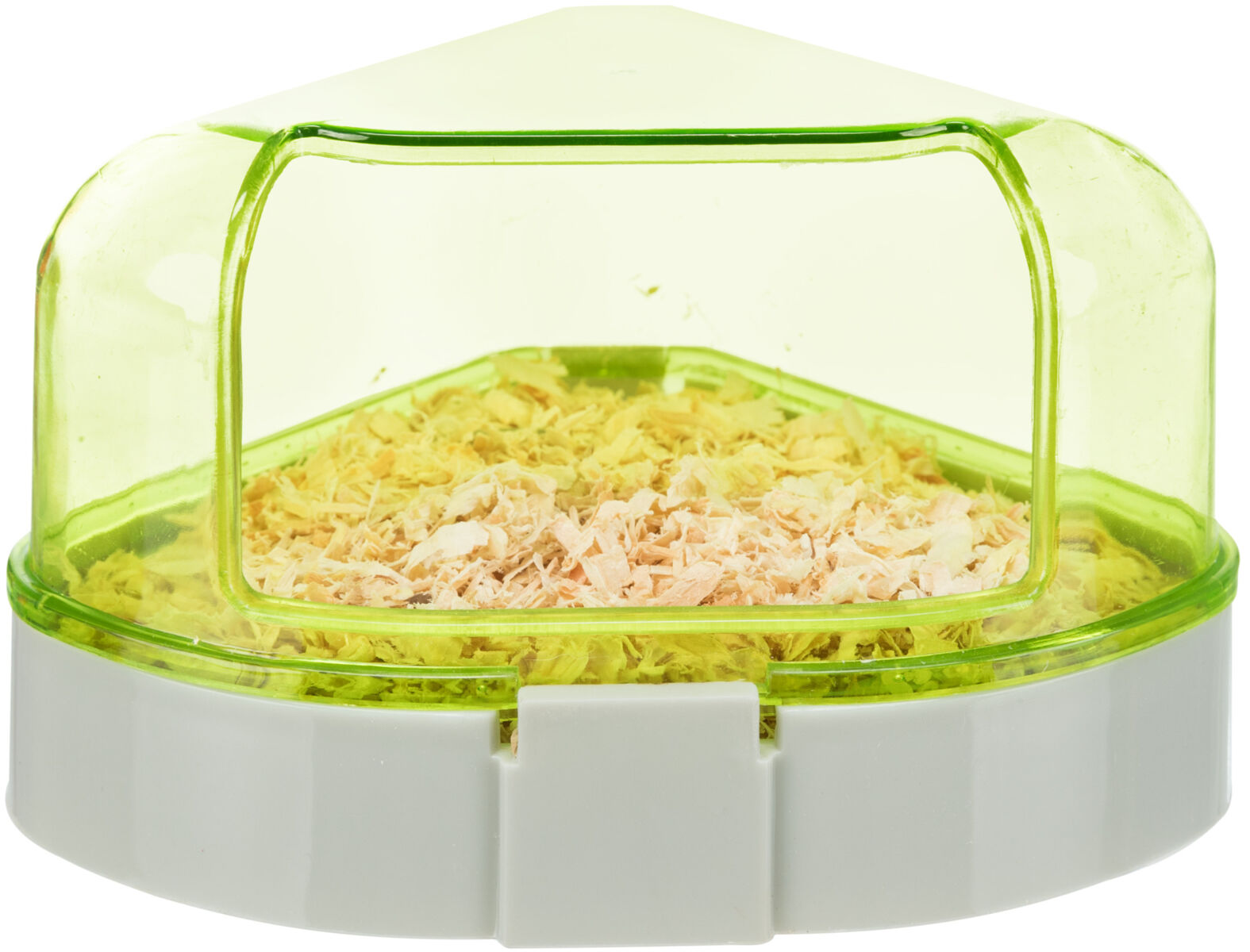 Ecktoilette mit Dach f. Hamsterkäfige Ecktoilette mit Dach f. Hamsterkäfige