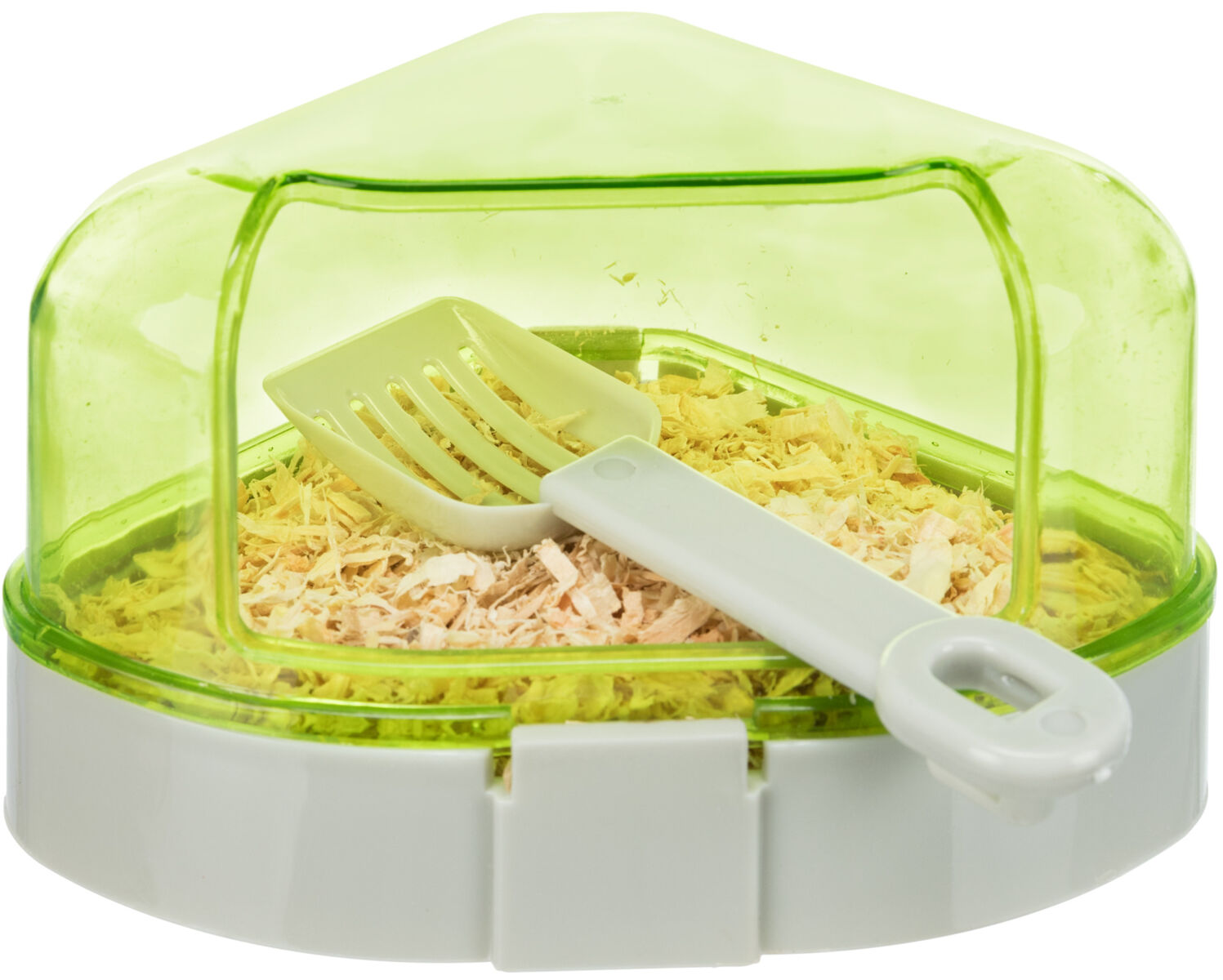 Ecktoilette mit Dach f. Hamsterkäfige Ecktoilette mit Dach f. Hamsterkäfige