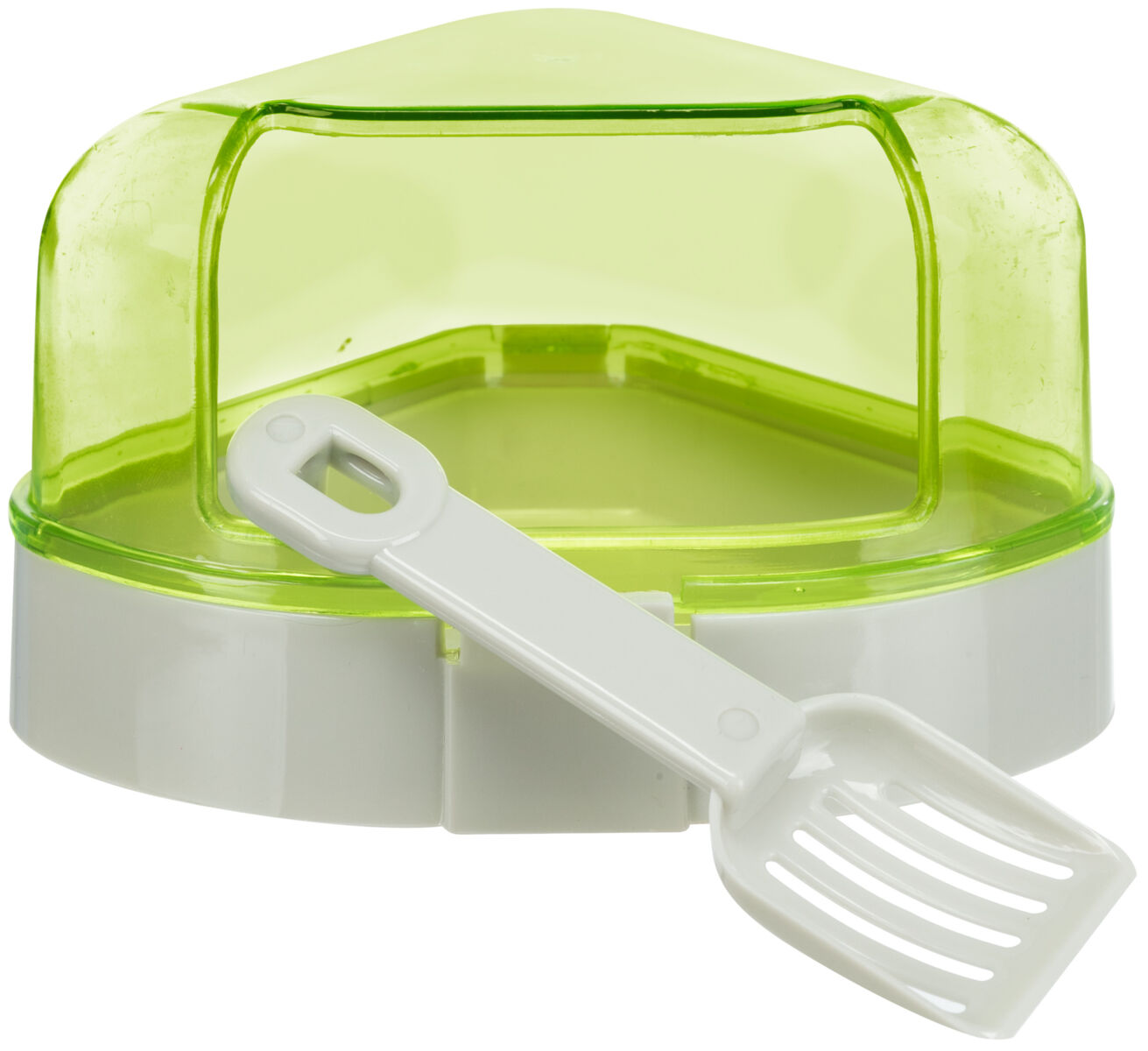 Ecktoilette mit Dach f. Hamsterkäfige Ecktoilette mit Dach f. Hamsterkäfige