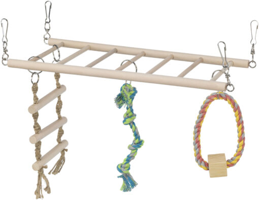 Pont suspendu pour petits animaux 35x15x15cm / Frettchen, Ratten