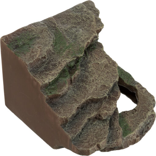 Eck-Felsen mit Höhle und Plattf. 16x12x15cm