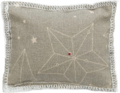 Alternative view of Xmas coussin, en coton, valériane, 7×9cm, beige, 7×9cm, beig