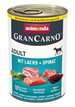 Animonda, chien GranCarno Adult a. saumon+épinards