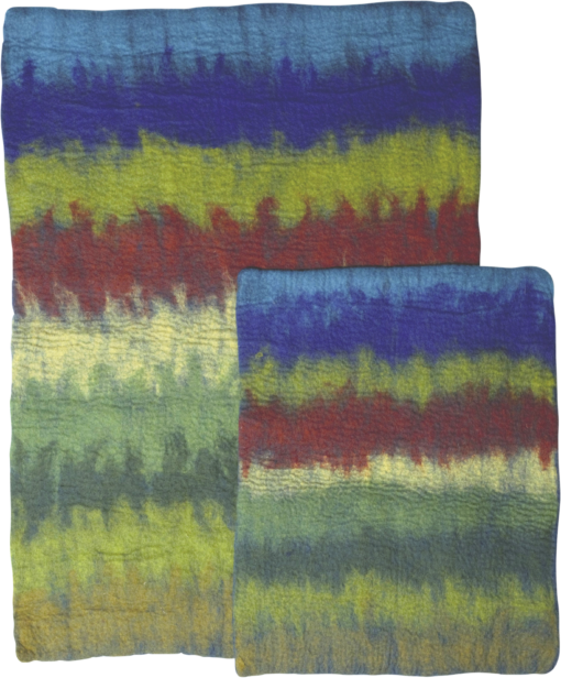 DDKC Matte Multi Ombre, grün/rot/blau S/ 60x45cm