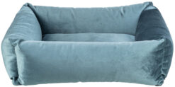 Alternative view of Lit Malia, angulaire, bleu-gris