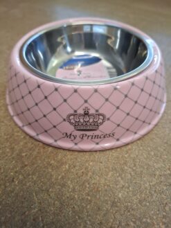 My Princess Kombi-Napf Melamin & Edelstahl, rosa