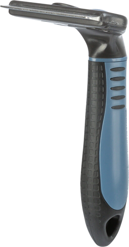 Brosse carde, en plastique/lame en métal 8x14cm