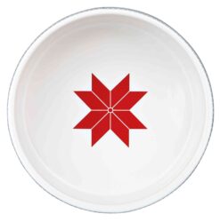 Alternative view of Ecuelle céramique, gris/rouge/blanc