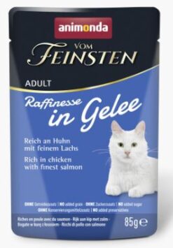 Animonda,Katze v.Fein.,Adult,Raff. i. Gelee Huhn m. Lachs