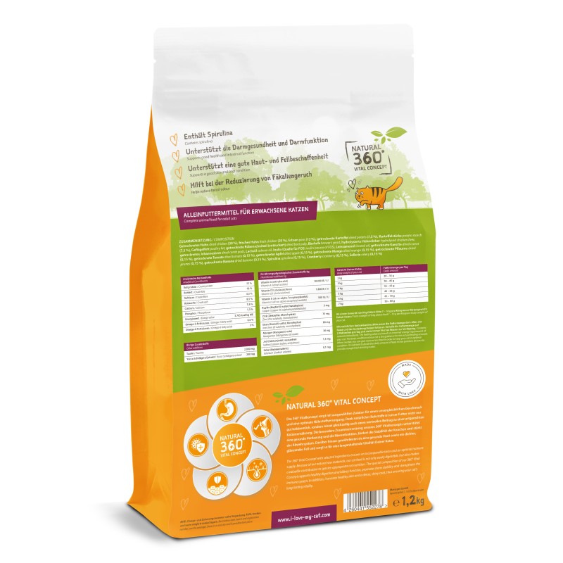 Bellfor Katze Trockenfutter Huhn 1,2Kg Bellfor Katze Trockenfutter Huhn 1,2Kg