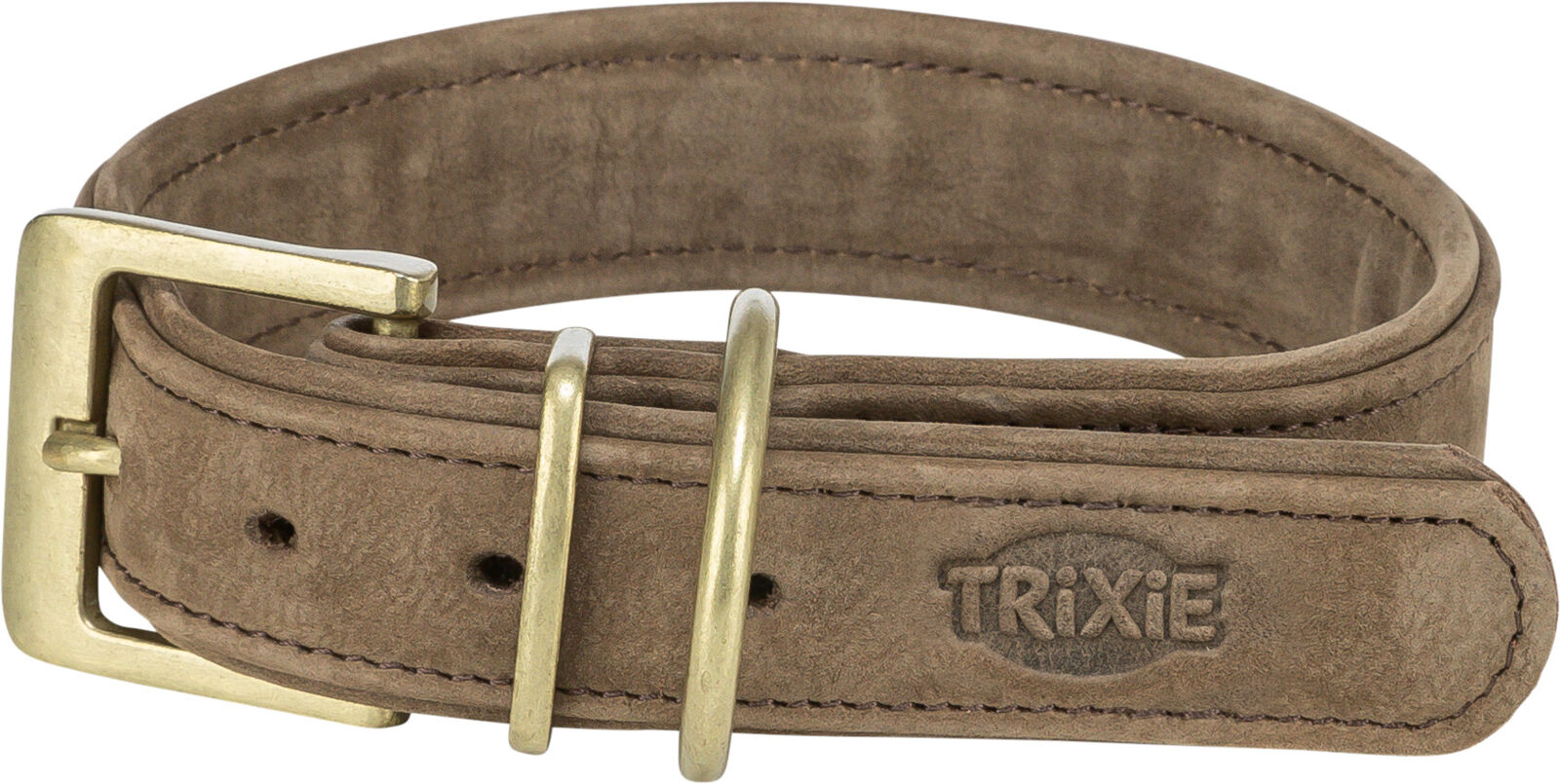 Pure Halsband, Leder, braun M-L: 39-46cm/35 mm Pure Halsband, Leder, braun M-L: 39-46cm/35 mm