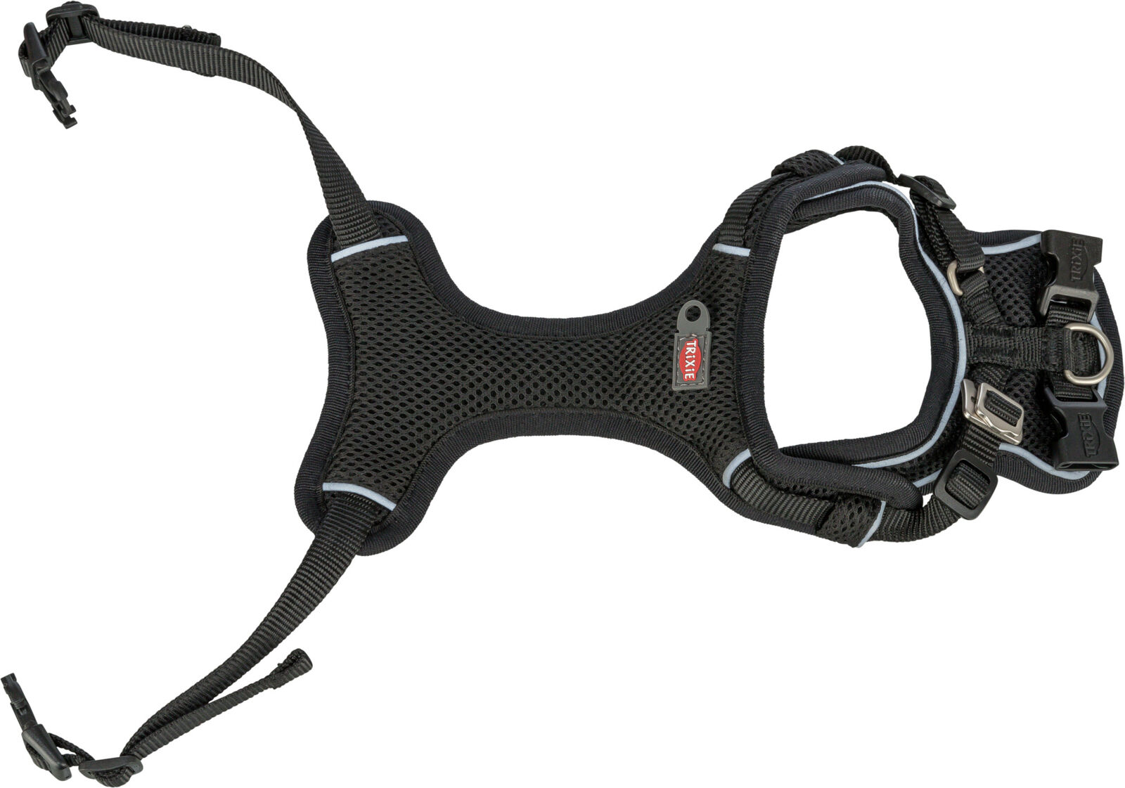 Harnais Premium FlexMesh, coupe large, noir M: 58-80cm/20 mm Harnais Premium FlexMesh, coupe large, noir M: 58-80cm/20 mm