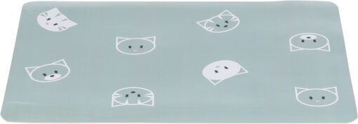 Napfunterlage Katze Mimi, 44×28cm, salbei