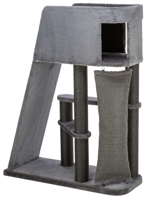 Arbre à chat Activ, gris avec rampe d'escalade, 122cm 2 Karton
