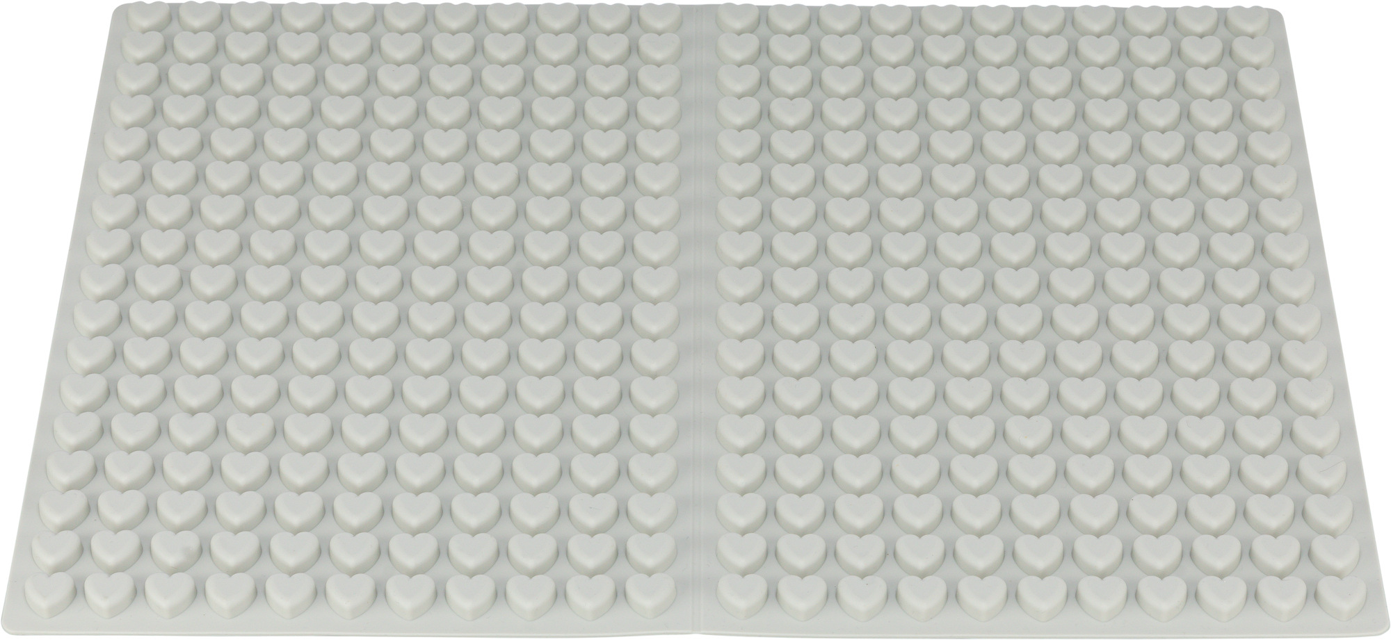 Backmatte mit Herzen, Silikon, 38×28cm Backmatte mit Herzen, Silikon, 38×28cm