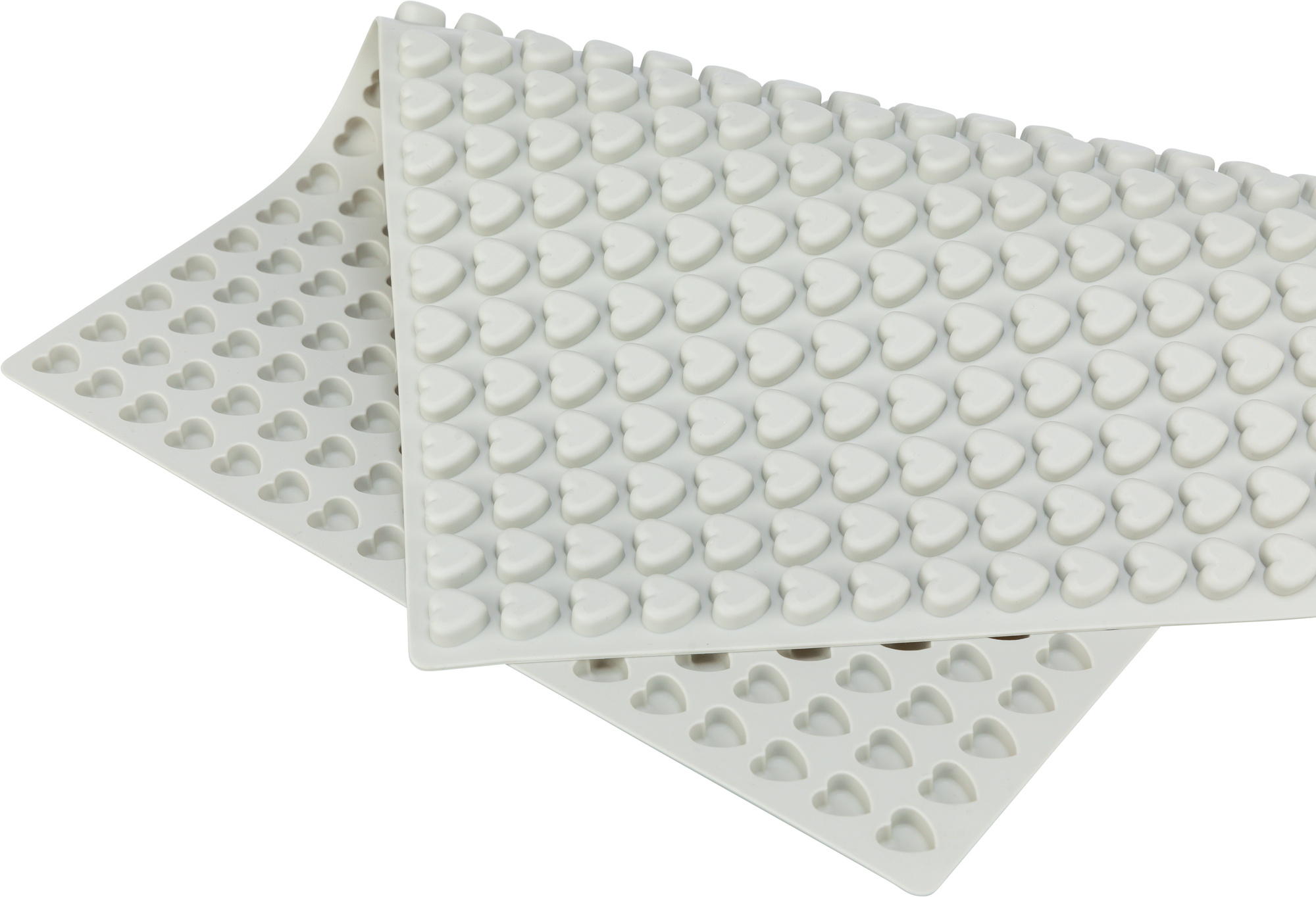 Backmatte mit Herzen, Silikon, 38×28cm Backmatte mit Herzen, Silikon, 38×28cm